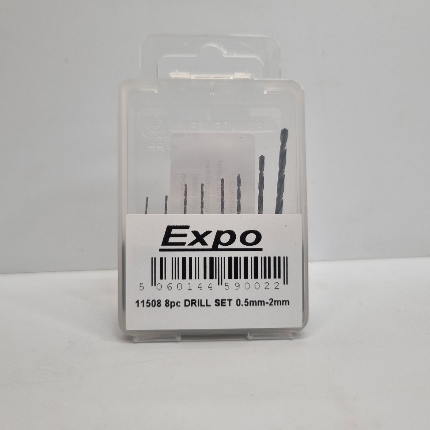 8pc HSS Drill Set 0.5mm - 2mm