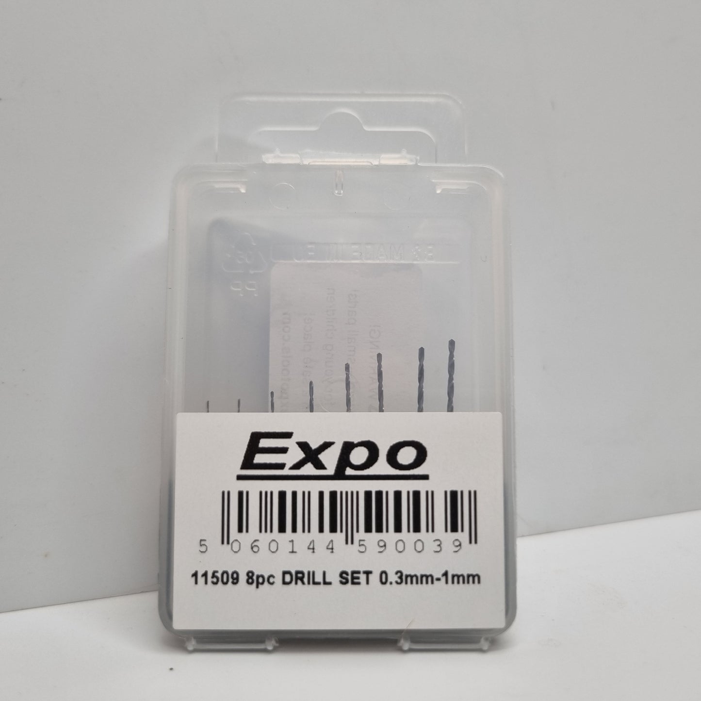 8pc HSS Drill Set 0.3mm - 1mm