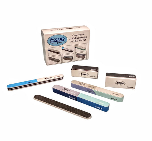 Model Makers Flexible File Set 6pcs
