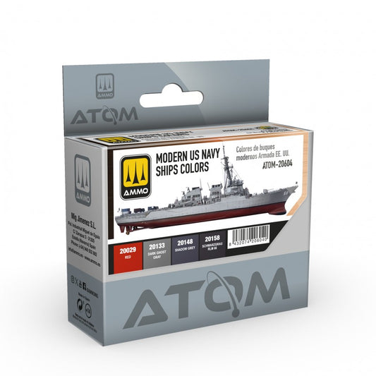 ATOM20604 ATOM Modern US Navy Ships Colours Set