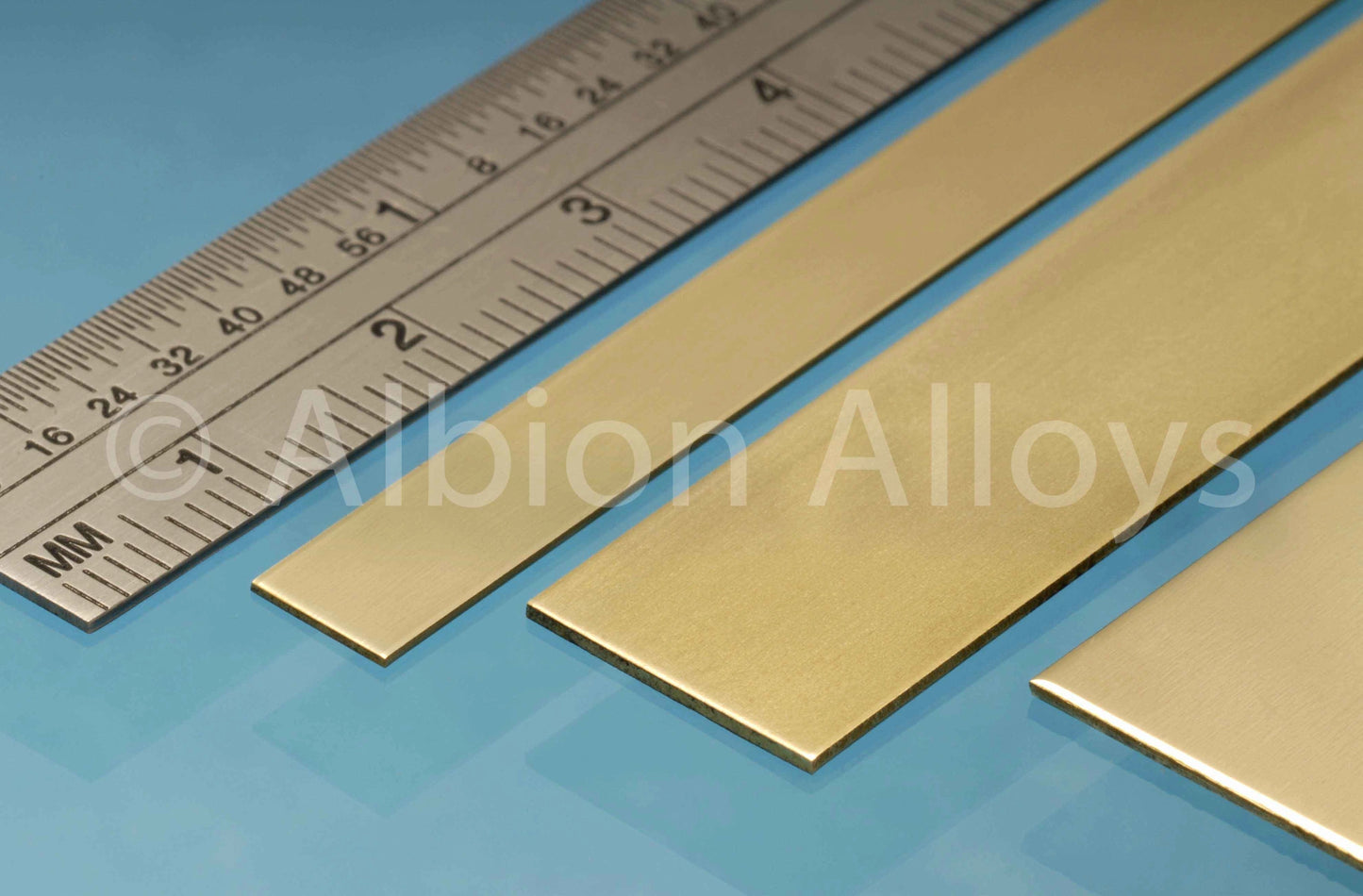 Albion Alloys Brass Strip 25mm x 0.8mm