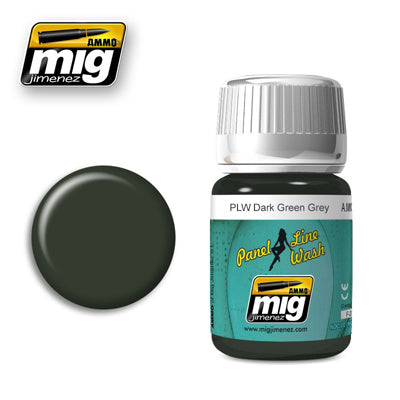 Ammo Panel Line Wash Dark Green Grey
