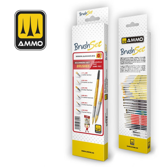 Ammo Mig Beginners Brush Set