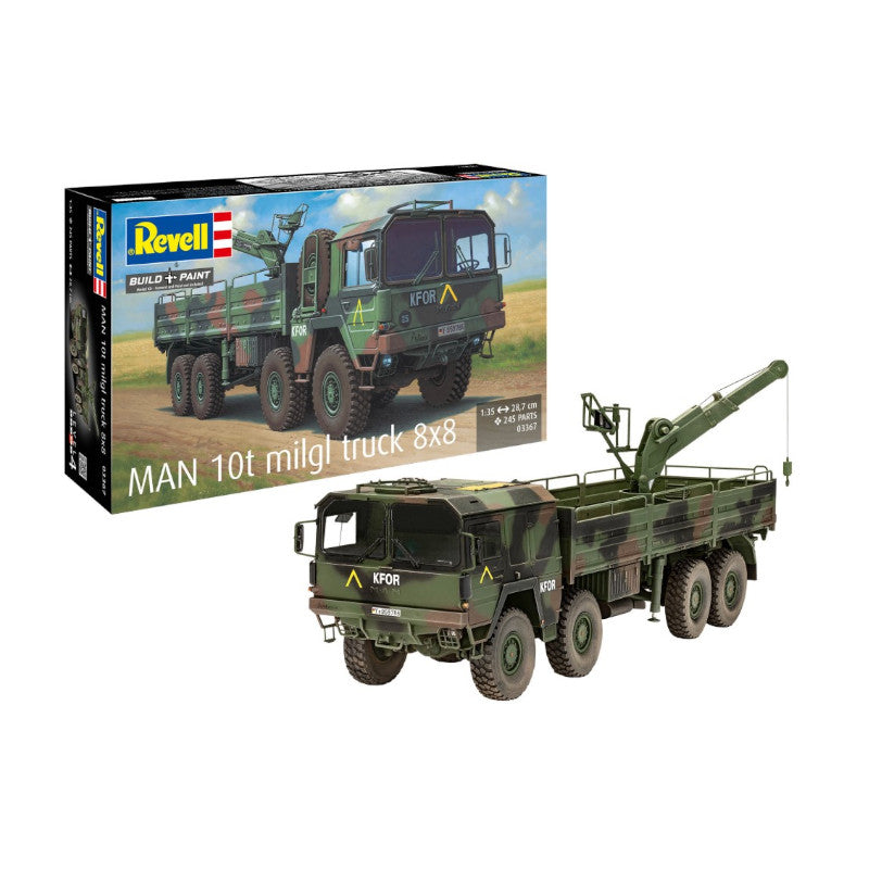 Revell MAN 10t milgl truck 8X8 1:35